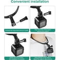 thumbnail image 4 of CZCPP-Support de Cou Réglable pour Caméras d'Action GoPro, Support de Selfie POV Mains Libres, Lanière de Collier Vlog Vidéo Compatible avec GoPro/Insta360/DJ/SJcam Caméras d'Action, 4 of 4