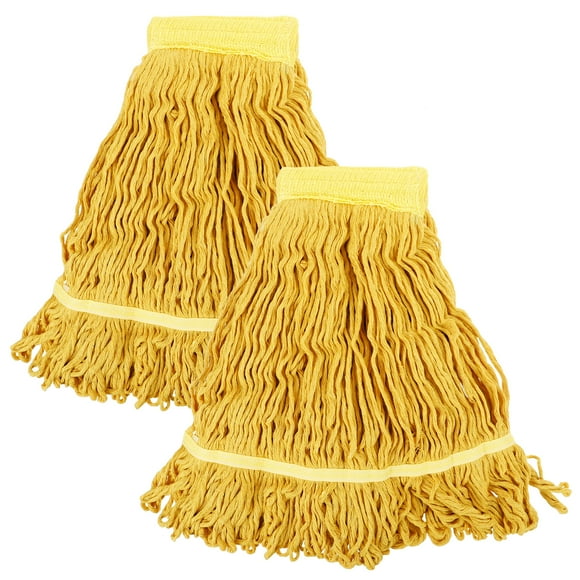 2pcs Mop Head Replacement General Cleaning Mop Replacement Head Industrial Mop Heads