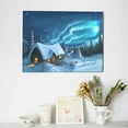 thumbnail image 6 of Logiee Mountain Cottage In Snow Print Canvas Wall Art,Canvas Picture Prints with Frame, Wall Art Decorative,Canvas Decorative,Suitable for Living Room Bedroom Office Room 30x40, 6 of 6