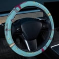 thumbnail image 2 of Cross 14.5 Inch Printing PVC Leather Car Wheel Cover Steering Wheel Covers Auto Accessories, 2 of 6