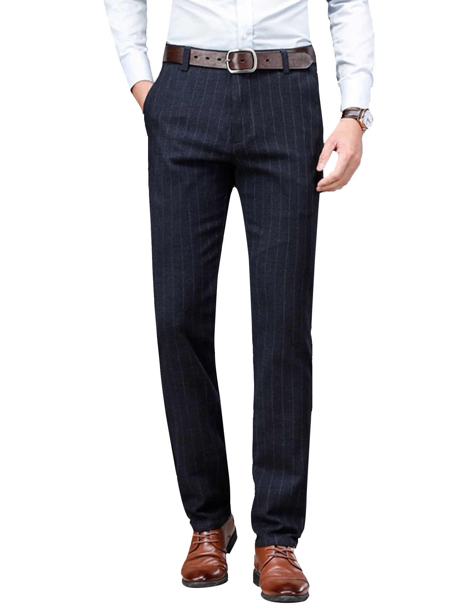 FONMA Mens Fashion Summer Trouser Casual Solid Pocket Drawstring Cotton Long Pants 