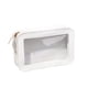 thumbnail image 2 of Transparent PVC Square Toiletry Bag Fashion Splicing Skin Care Product Storage Bag Portable Travel Cosmetic Bag, 2 of 3