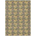 thumbnail image 2 of Addison Rugs Chantille Indoor/Outdoor Transitional Floral Gold Machine Washable Rectangle Rug, 10' x 14', 2 of 8
