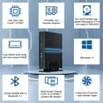 thumbnail image 2 of Thdeukoty Mini Gaming PC, 12th Gen Intel I7-12700F Up to 4.9GHz, Desktop Computer with Geforce RTX 3060, 64G DDR4 RAM 1T SSD, Wifi6, 8K@60Hz Four Display, Windows 11 Pro, 2 of 7