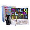 thumbnail image 2 of Reloj de Mesa Digital Strade Fareast Limited Reloj de Pared LED Concha negra 12/24 Horas, 2 of 8