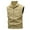 Khaki, variant on cocolona Mens Sleeveless Zipper Jacket Tops Outdoor Hiking Photographer Fishing Vest with Pocket
