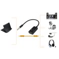 thumbnail image 6 of 3.5mm Audio Splitter Cable Small Compatible Plastic Practical Audio Adapter for Mic,Black, 6 of 7