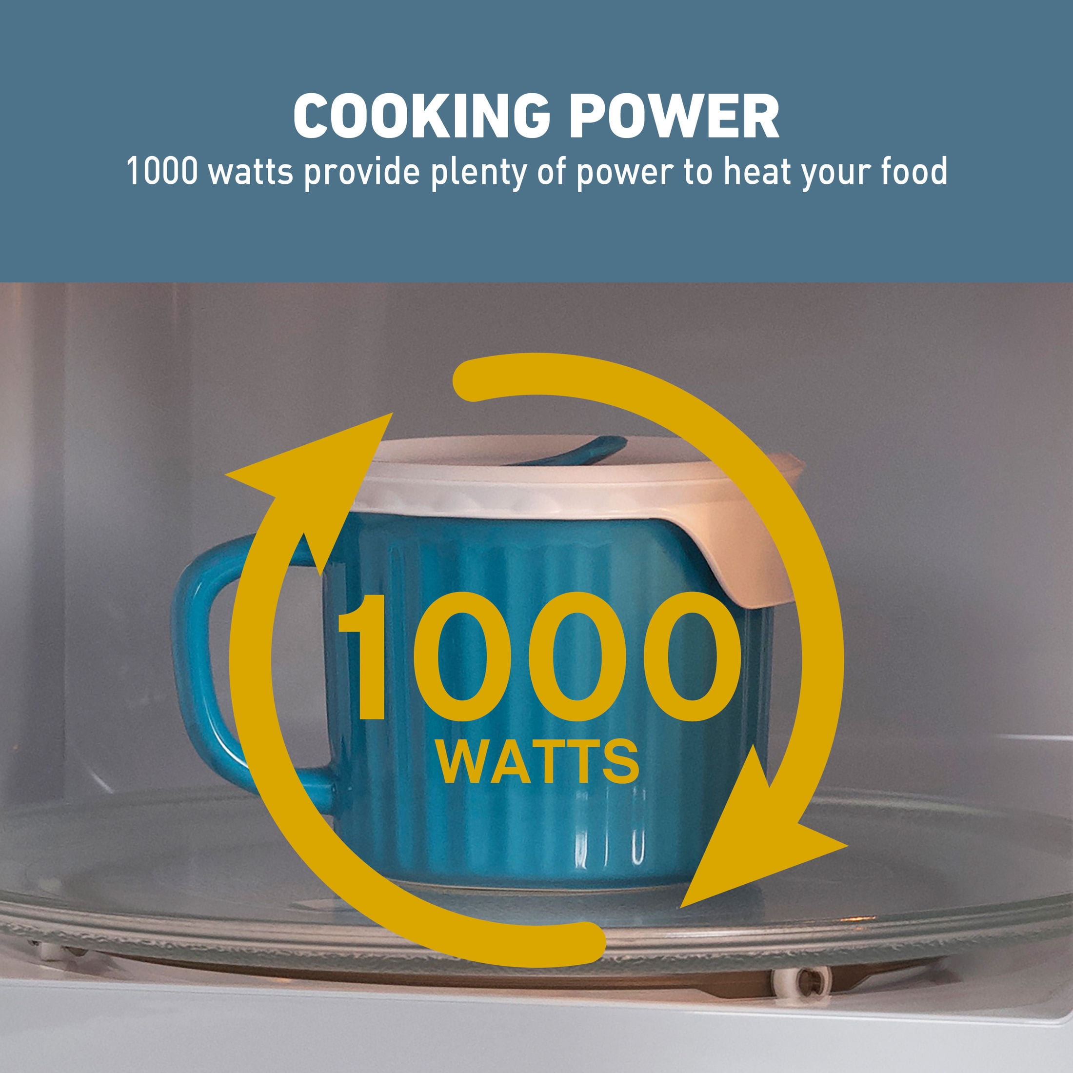 West Bend Microwave Oven, 1.1 cu. ft. Capacity, in Stainless Steel (WBMW110S)