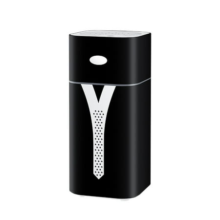 

Essential Oil Diffuser Air Humidifier USB Air Fresher with 7 Colors Light By Nano Spray Technology for Car Office Black