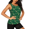 thumbnail image 2 of Fotbe St Patrick's Day9 Blusas Sin Mangas para Mujer – Estilo Casual, Corte Suelto, Slim-Fit, Cuello Redondo Deportivo, Tops de Verano para Gimnasio y Yoga-Large, 2 of 7