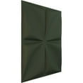 thumbnail image 2 of Ekena Millwork 19 5/8"W x 19 5/8"H Riley EnduraWall Decorative 3D Wall Panel, UltraCover Satin Hunt Club Green (12-Pack for 32.04 Sq. Ft.), 2 of 6
