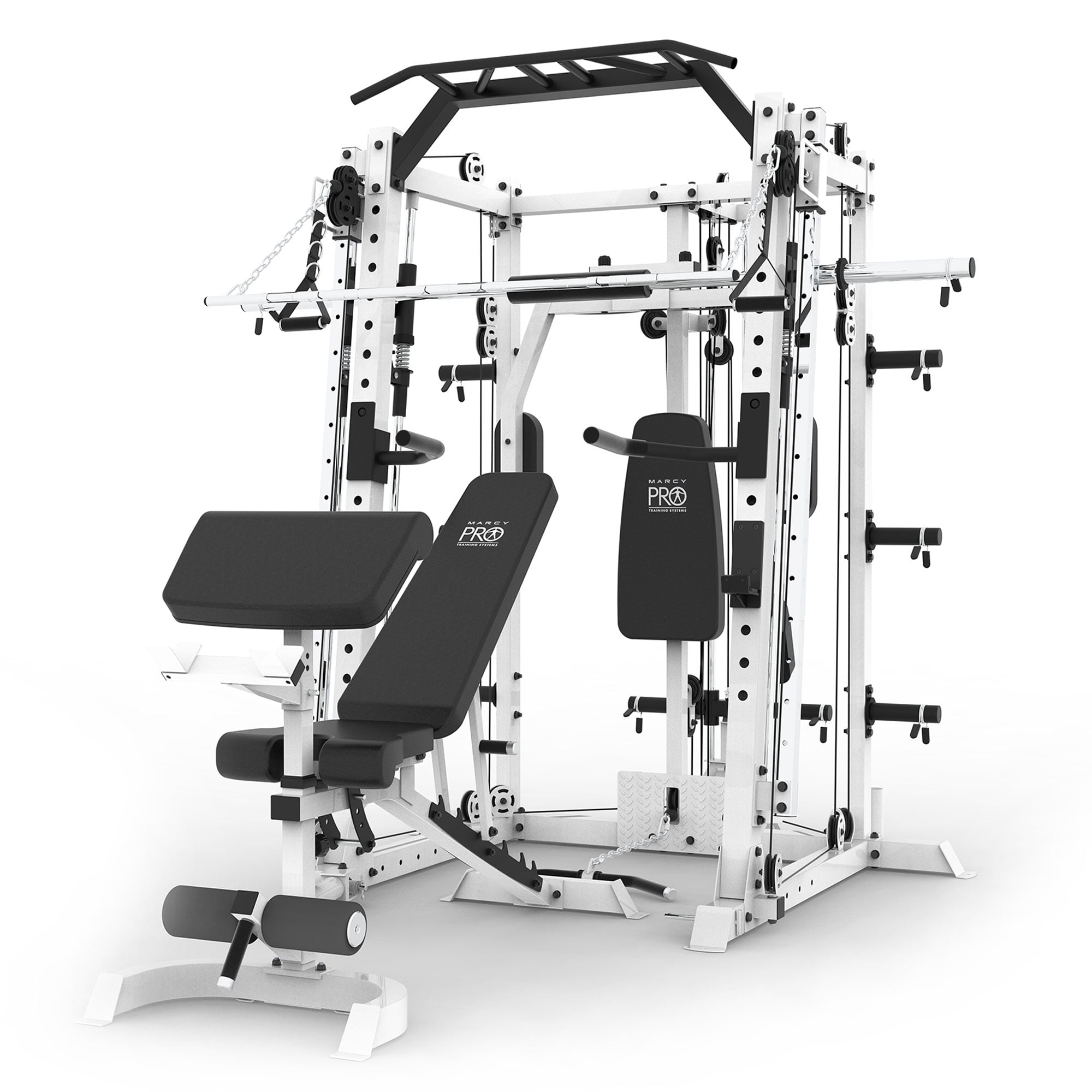 Marcy Power Cage Smith Machine Gym System with Bench Press and Squat Rack Walmart