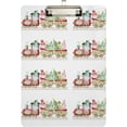 thumbnail image 1 of FMSHPON Christmas Gnome Xmas Train Clipboard Hardboard Wood Nursing Clip Board and Pull for Standard A4 Letter 13x9 inches, 1 of 5
