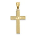 thumbnail image 3 of Real 14kt Yellow Gold Cross Pendant; for Adults and Teens; for Women and Men, 3 of 4