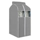 thumbnail image 1 of Hanging Garment Bag Garment Bag Organizer Storage with Clear Pvc Windows Garment Rack Cover DustproofGray 60*48*100, 1 of 5