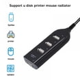 thumbnail image 2 of High Speed  USB Hub Portable USB 2.0 Hub with Cable Mini Hub 4-port Splitter Cable Adapter for Laptop PC Computer, 2 of 9