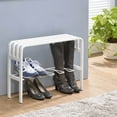 thumbnail image 2 of Proman Products Banc d'Entrée de Porte Horizon Blanc, Blanc, Blanc, 2 of 4