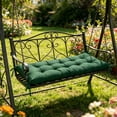 thumbnail image 4 of Swing Cushion & Bench Cushion, Outdoor Swing Seat Pad, Replacement Cushion for Garden Furniture, Patio & Terrace, Soft Supportive & Durable, 100x50cm, Green, 4 of 8