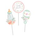 thumbnail image 1 of Creative Converting 340077 Country Floral Baby Shower Centerpiece Sticks, 3 Count, 1 of 1