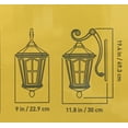 thumbnail image 5 of Koda Outdoor Dusk-to-Dawn Outdoor LED Coach Light Wall Sconce, Black - NEW, 5 of 12