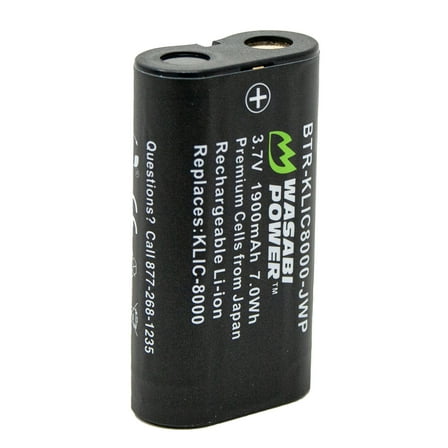 Wasabi Power Battery for Kodak KLIC-8000, KLIC8000