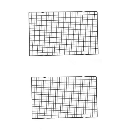 2pcs Heavy Duty Nonstick Stainless Steel Cookie Cooling Rack Baking Rack 16" x 10"