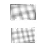 2pcs Heavy Duty Nonstick Stainless Steel Cookie Cooling Rack Baking Rack 16" x 10"