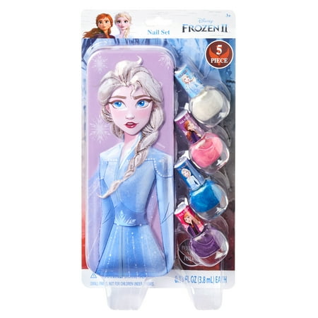 Disney Frozen ll 4 Pack Nail Polish with Elsa inspired Purse