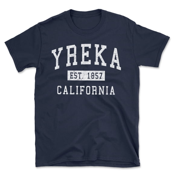 Yreka California Classic Established Men's Cotton T-Shirt