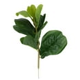 thumbnail image 2 of 4X Small Artificial Fiddle Leaf Tree 11Inch Faux Ficus Lyrata Tree for Home Wedding Indoor and Outdoor Decoration, 2 of 8