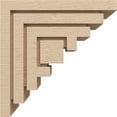 thumbnail image 3 of 6"W x 12"D x 12"H Classic Landon Rough Cedar Woodgrain TimberThane Corbel, Primed Tan, 3 of 6