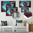 thumbnail image 4 of Designart "Celestial Planet in the Cosmos II" City Futuristis Metal Wall Art Prints, 4 of 5