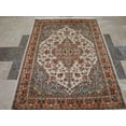 thumbnail image 1 of Sarafia Beauty Floral Oriental Area Rug Hand Knotted Wool Silk Carpet (6 x 4)', 1 of 9