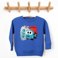 thumbnail image 3 of Leo the Truck Leo Name Distressed - Kids Toddler Graphic Sweatshirt, 3 of 3