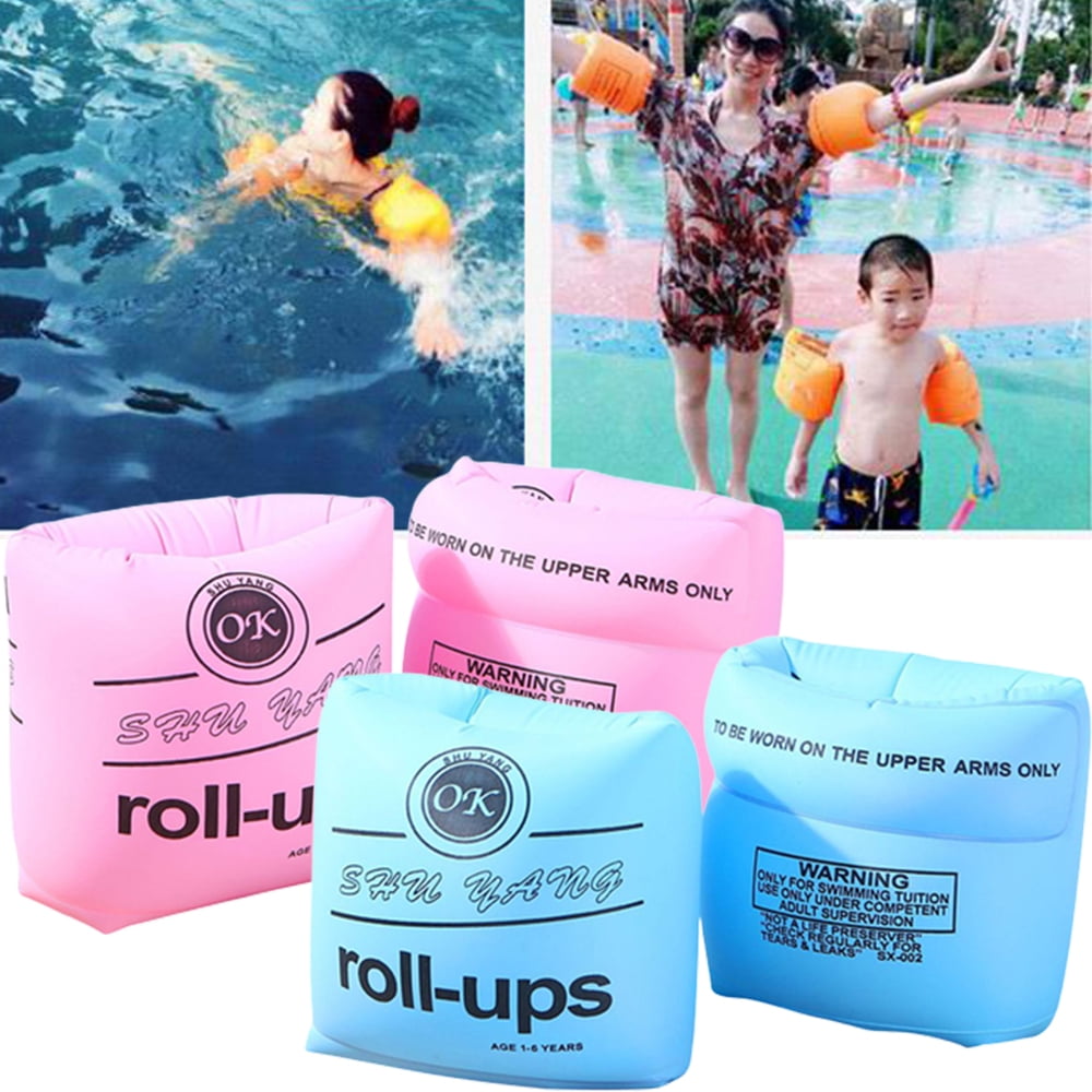 Elbourn Swim Arm Bands Inflatable Swimming Arm Float Rings Floater
