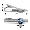 thumbnail image 3 of My Spirit Animal is a Unicorn Round Tie Bar Clip Clasp Tack Silver Color Plated, 3 of 5