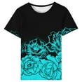 thumbnail image 3 of Womens Summer Short Sleeve Tops Graphic Prints Spring Casual Tshirts 2026 Trendy Crew Neck Tees, 3 of 3