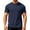Navy, variant on DJDLJWCJ Mens T Shirts Short Sleeve Crewneck Muscle Tee Soft Stretch Lightweight Breathble Solid Outdoor Sports T Shirt Khaki XL