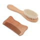 thumbnail image 5 of Juego de cepillo y peine de Madera ANGGREK masaje del cuero cabelludo para bebé recién nacido, 5 of 8