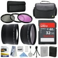 thumbnail image 3 of Nikon D3300 DSLR Camera with 6.5mm Fisheye Wide Angle + 18-55mm VR II + 55-200mm Lens Kit + 32GB Memory + Accessory Bundle (Black), 3 of 10