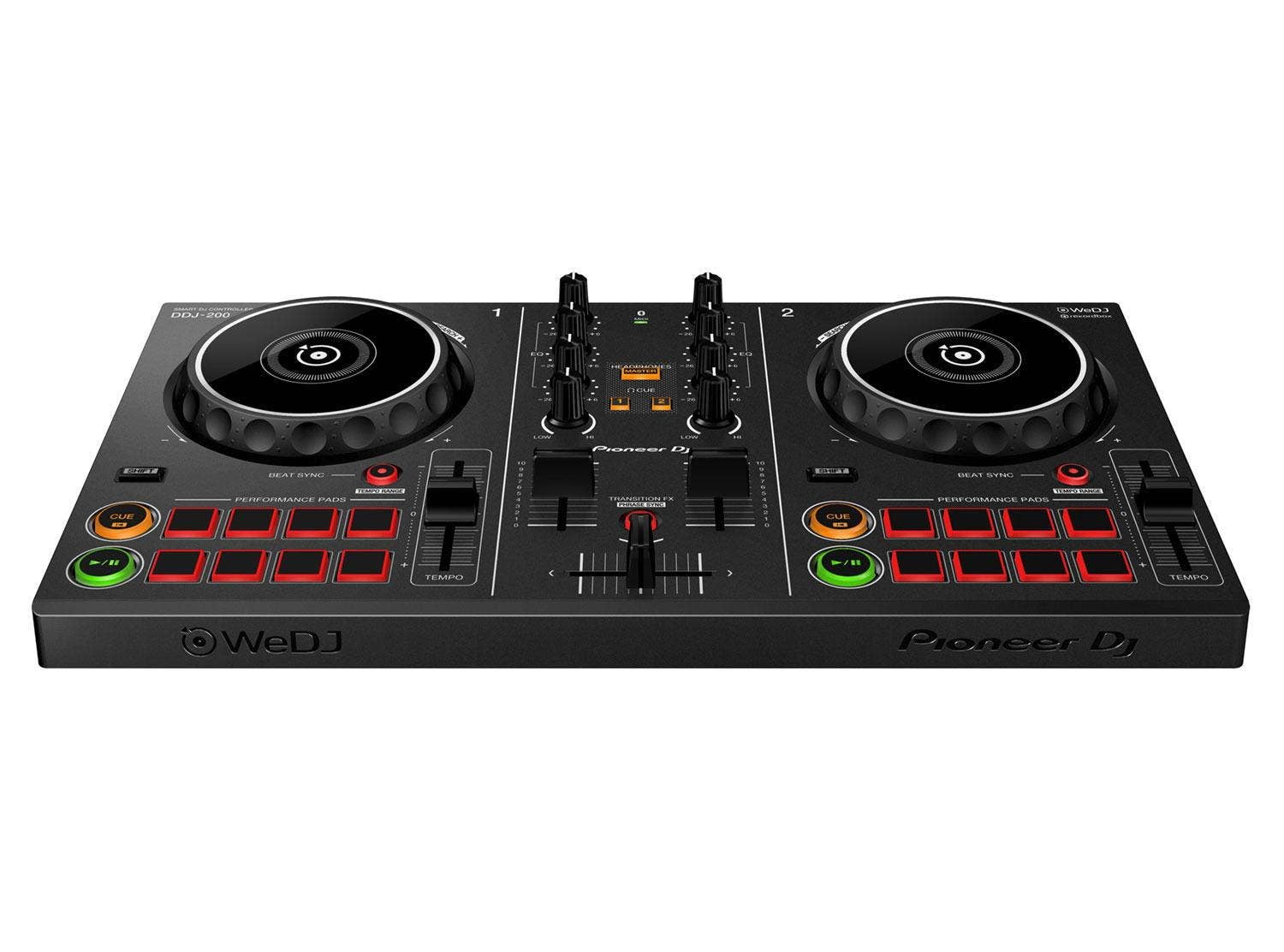 Pioneer DJ DDJ-200 - 2-deck Digital DJ Mixer with USB/Bluetooth