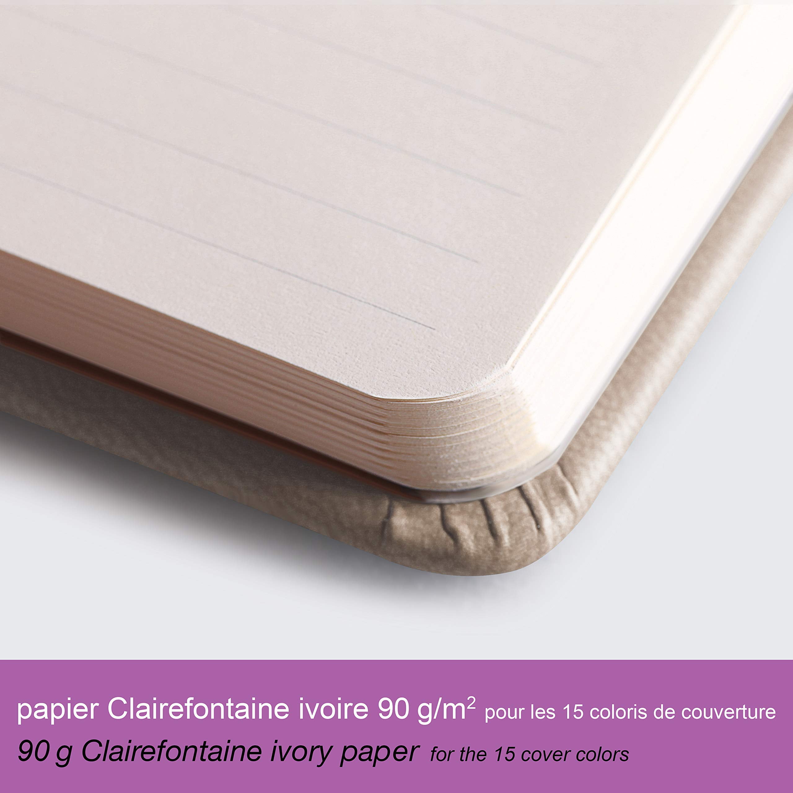 Rhodiarama Hardcover Notebook - Lilac, A5