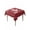 Red, variant on Japanese Style Table Cloth, Waterproof Tablecloth for Square Tables, Modern Minimalist Red Reusable Washable Fabric Table Cover for Restaurant Kitchen Dining Tables 54"x54"