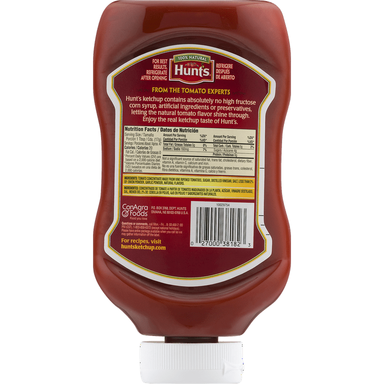 100% Natural Tomato Ketchup