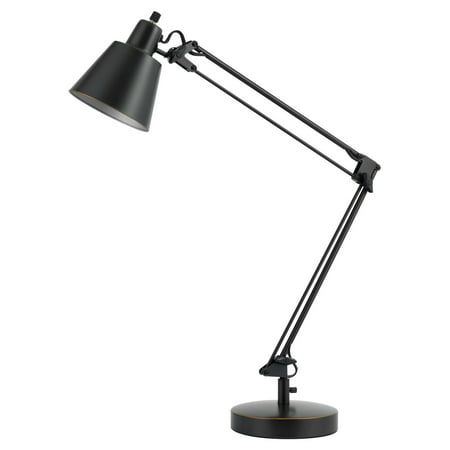 Cal Lighting Udbina Dark Bronze finish Metal Desk Lamp with Adjustable Arm (Lamp Only)