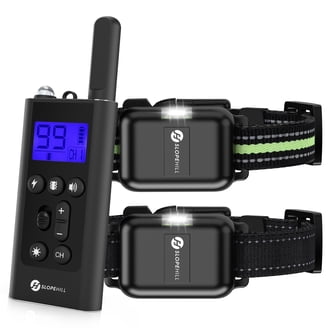 Rechargeable Dog Shock Collar with Light, Automatic Vibration, Dual  Receiver, Adjustable for Small, Medium, Large Dogs - Walmart.com