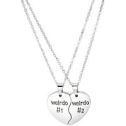 WESTOCEAN couples necklace relationship gifts matching necklaces couple anime for him and her heart women rings bracelets boyfriend- Necklace Stainless Steel Exquisite Jewelry Souvenir