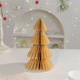thumbnail image 1 of Christmas Decorations Three Honeycomb Paper Folding Small Christmas Tree Table Ornaments Window Display Atmosphere And Scene Arrangement, 1 of 5