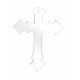 thumbnail image 2 of Traceease 3" inches Cross Shape With Hole Clear Acrylic Ornament Blank Transparent Keychain Pendantsfor DIY Crafts Projects - Pack of 25, 3mm Thickness - IO, 2 of 7