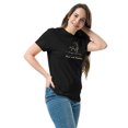 thumbnail image 2 of Fast and Fearless T-Shirt, Horse Design Tee for Women, Hotrod Lovers Shirt (Black, XL), 2 of 3